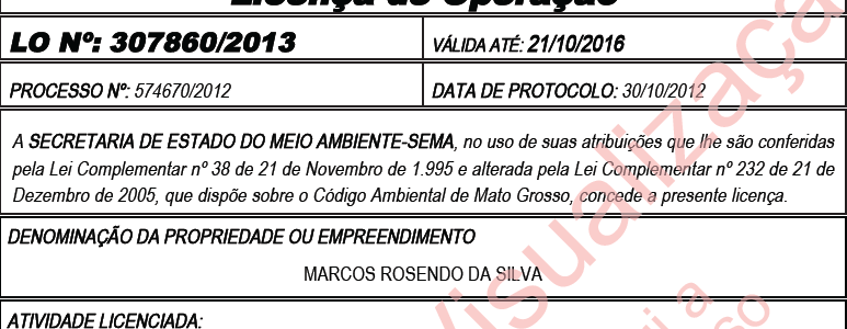 LO – Marcos Rosendo da Silva