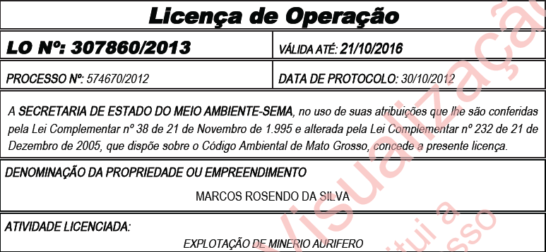 LO – Marcos Rosendo da Silva