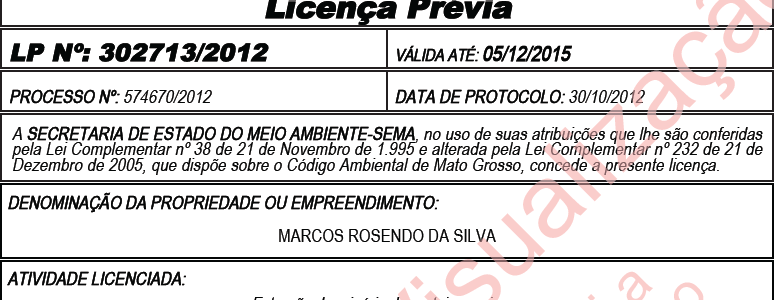 LP – Marcos Rosendo da Silva