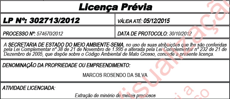 LP – Marcos Rosendo da Silva