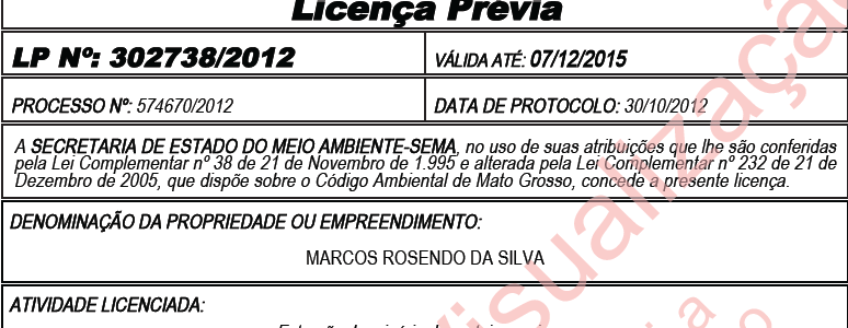 LP – Marcos Rosendo da Silva