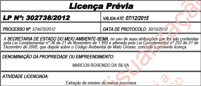 LP – Marcos Rosendo da Silva